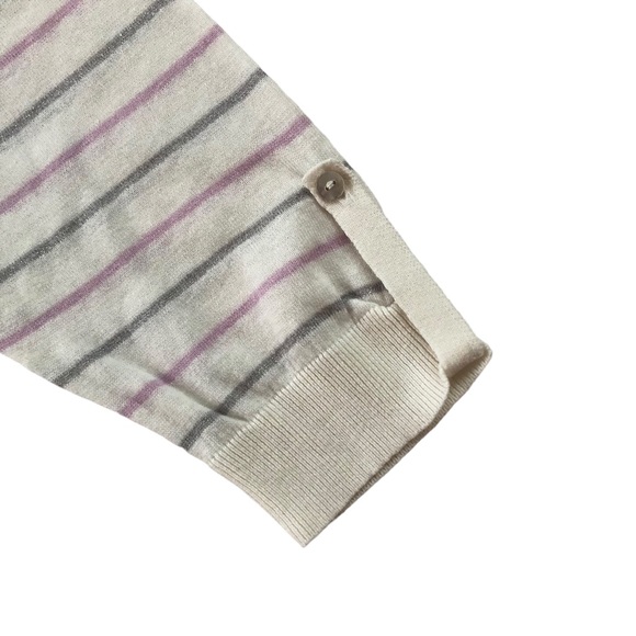 Brora Lightweight Cream Knit Linen/Cotton Top US 8-10 / UK 12-14 - Picture 9 of 10